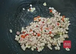Illustration of how to make minced meat and tofu 6