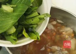 Winter Melon, Vegetables, Peanuts and Beef Meatball Soup Illustration 14