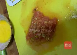 Complementary food~Illustration of how to make tomato and egg noodles 3