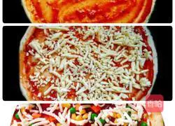 Illustration of how to make buckwheat noodle pizza 5