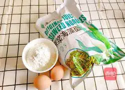 Illustration of making special fried noodles 2