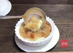 Yam and Tremella Soup Recipe Illustration 13