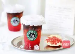 Pomegranate Ice American Style Illustration 10