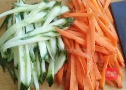 Illustration of how to make fried rice cake 4