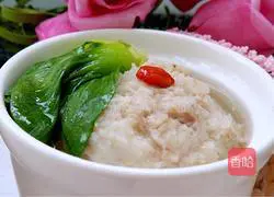 Illustration of how to make stewed lion head 18