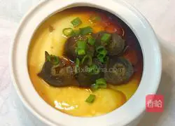 Illustration of how to make steamed sea cucumber eggs 15