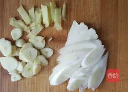 Illustration of how to make double pepper potato slices 4