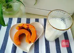 Milk Pumpkin Soup#New Year's Eve Dessert Recipe Illustration 1