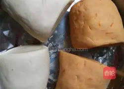 Illustration of how to make two-color steamed buns 5