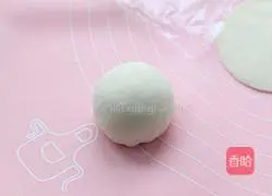 Illustration of how to make bean paste buns 8