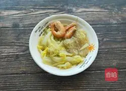 Illustration of how to make cabbage vermicelli pot 9