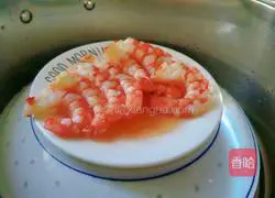 Illustration of how to make shrimp and egg custard 8