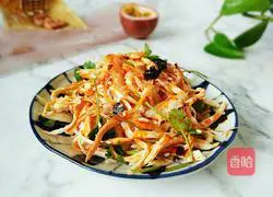 Illustration of how to make cold shredded chicken 8