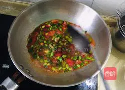 Illustration of how to make tomato and egg soba noodles 8