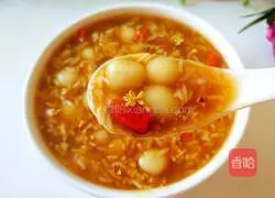 Illustration of how to make osmanthus rice wine balls 2