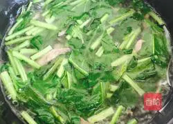 Pork liver and spinach soup recipe 7