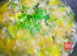 Illustration of how to make Japanese pumpkin stewed with shrimp skin 10