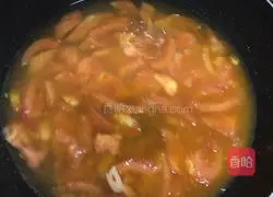 Illustration of how to make Longli fish tomato noodles 9