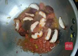 Illustration of how to make tomato fried noodles 10