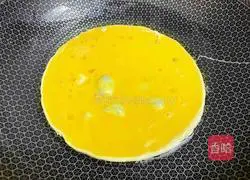 Illustration of how to make scrambled eggs with enoki mushrooms 5