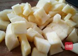 Sweet fruit Illustration of how to make soup 1