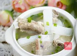 How to make white radish and pork ribs soup Illustration 1