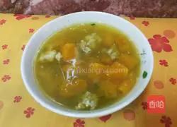 Illustration of how to make minced meat and pumpkin soup 10