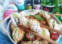 Illustration of how to make braised bean rolls 15