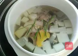 Winter Melon and Mutton Soup Recipe Illustration 11