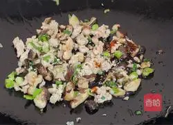 Illustration of how to make noodles with mushrooms and minced meat 5