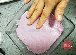 Milk-flavored purple sweet potato cake recipe 14
