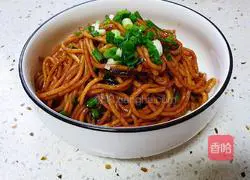 Let the meat skewers Illustration of how to make drool-worthy scallion oil noodles 8