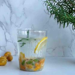 Summer anti-greasy yellow skin sparkling water