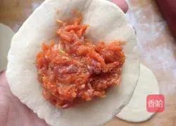 Illustration of how to make carrot meat buns 11