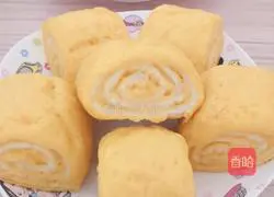 Illustration of how to make pumpkin milk steamed buns 12