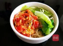 Illustration of how to make braised noodles with small tomatoes and eggs (baby complementary food) 15