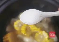 Yam and Corn Spare Ribs Soup Illustration 9