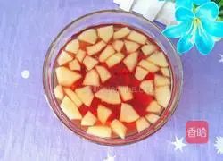 How to make rock sugar apple dragon fruit Illustration 8