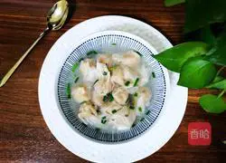 Illustration of how to make fresh meat and shrimp wontons 8