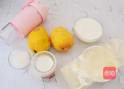 Mango pudding recipe 1