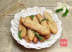 Illustration of how to make fennel fried dough sticks 16