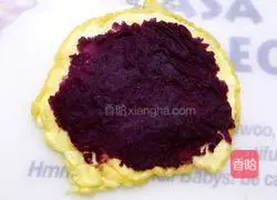 Illustration of how to make purple potato rolls 6