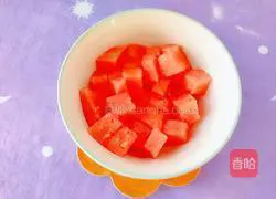 Watermelon glutinous rice pancake recipe 2