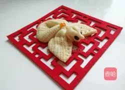 Milk-flavored bird steamed buns recipe 14