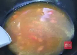 Tomato, Tofu and Meatball Soup Recipe Illustration 11