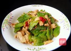 Illustration of how to make fried pork slices with bitter melon 8