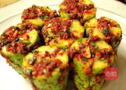 Illustration of Korean pickled cucumbers 12