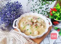 Illustration of how to make mutton and radish soup 12