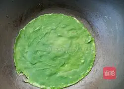 Illustration of how to make spinach pancakes 5