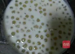 Mango milk sago recipe illustration 7